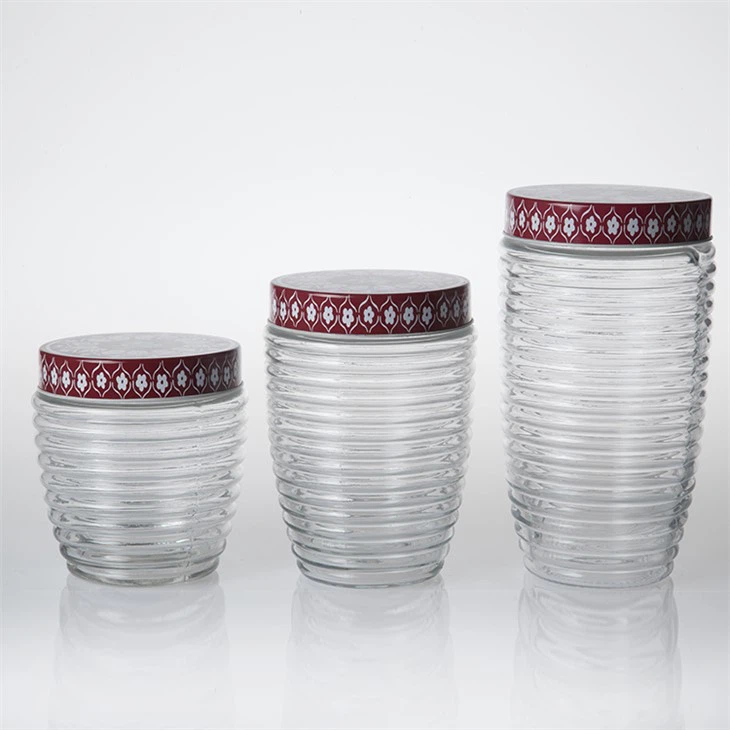 Glass Container With Metal Lid 1 Glass Container With Metal Lid 1