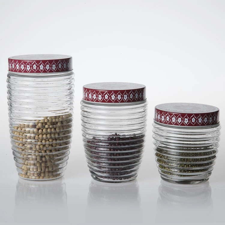 Glass Container With Metal Lid 2 Glass Container With Metal Lid 2