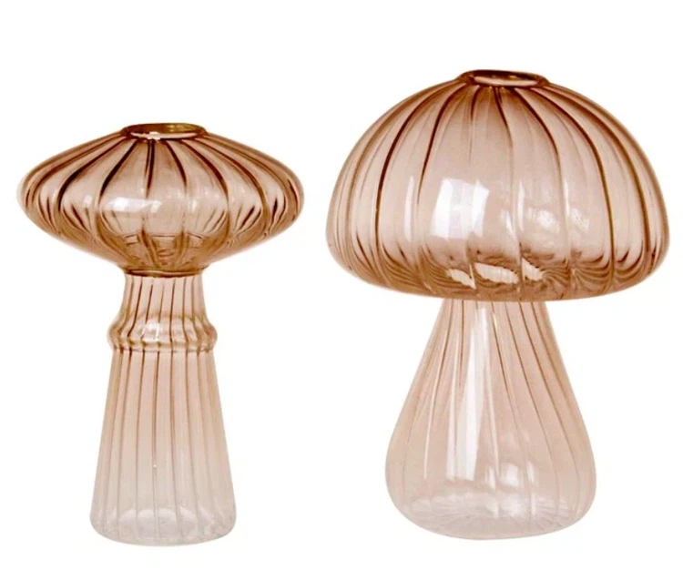 Glass Mushroom Tableware Home Decor 7 Glass Mushroom Tableware Home Decor 7