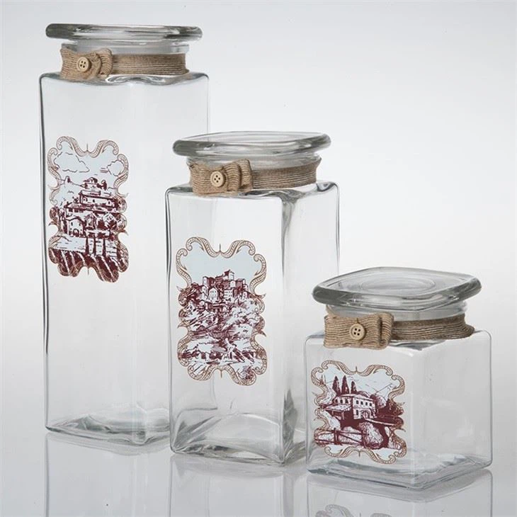 Glass Storage Jar Kitchen Glass Storage Jar