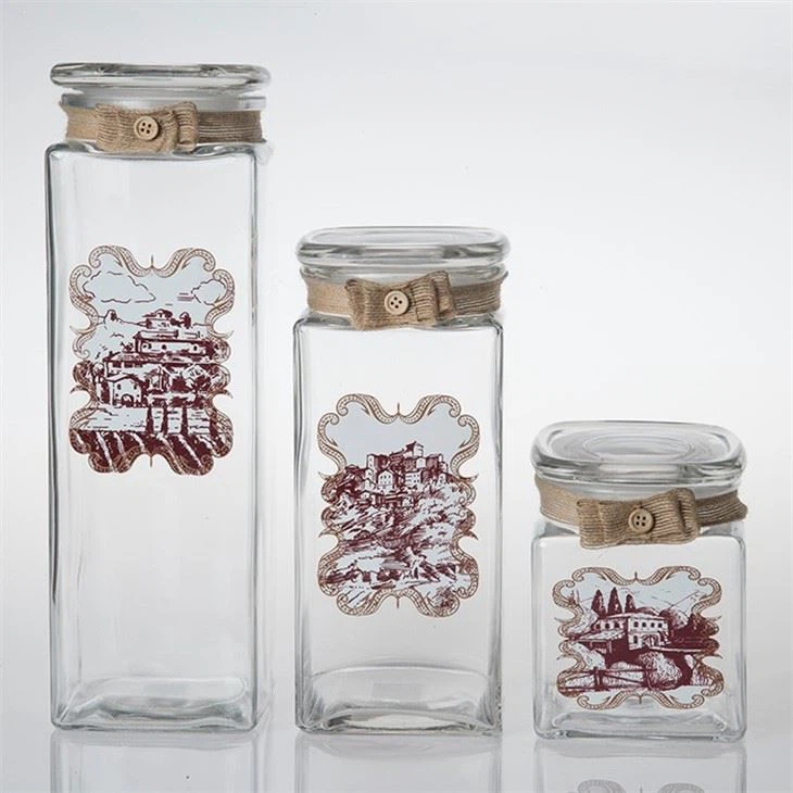 Glass Storage Jar Kitchen Glass Storage Jar