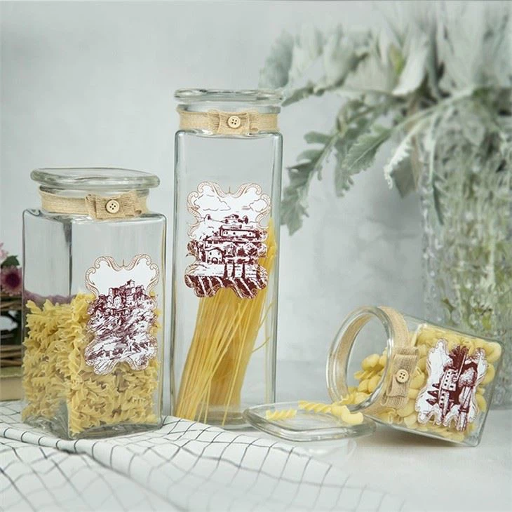 Glass Storage Jar Kitchen Glass Storage Jar