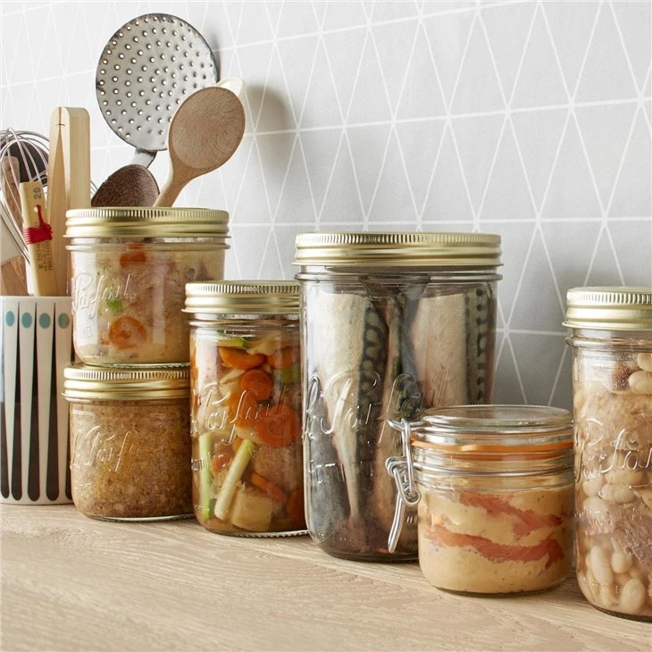 32 OZ Wide Mouth Mason Storage Jar