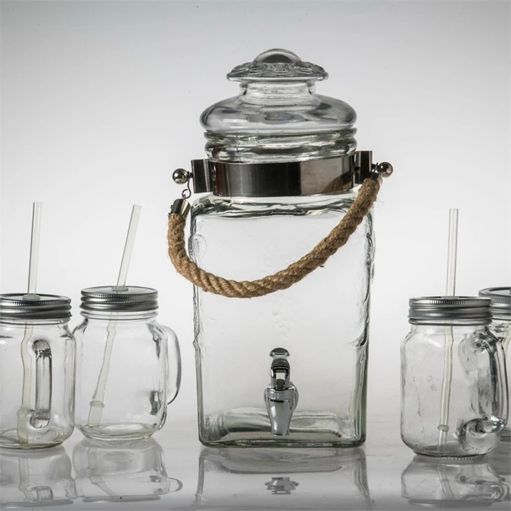 3L Glass Drink Dispenser