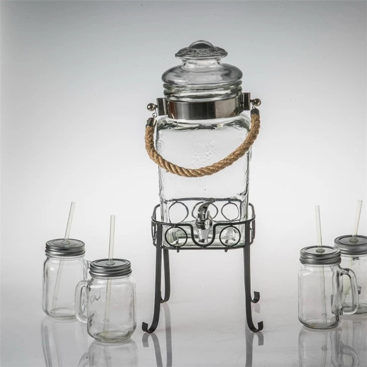 3L Glass Drink Dispenser