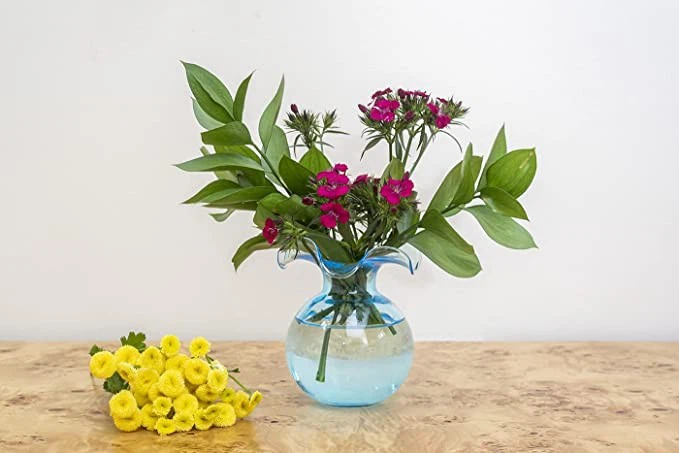Mouth Blown Glass Vase